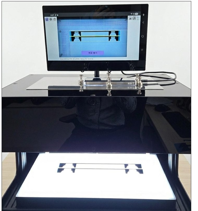Jig + Backlight + Vacuum Chuck + 모니터